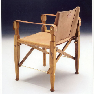 POLO CHAIR FOR PRINCE CHARLES' 40TH BIRTHDAY AND GALEN WESTON'S POLO TEAM. DESIGNED AND MANUFACTURED BY KLAUS NIENKAMPER, 1988.
