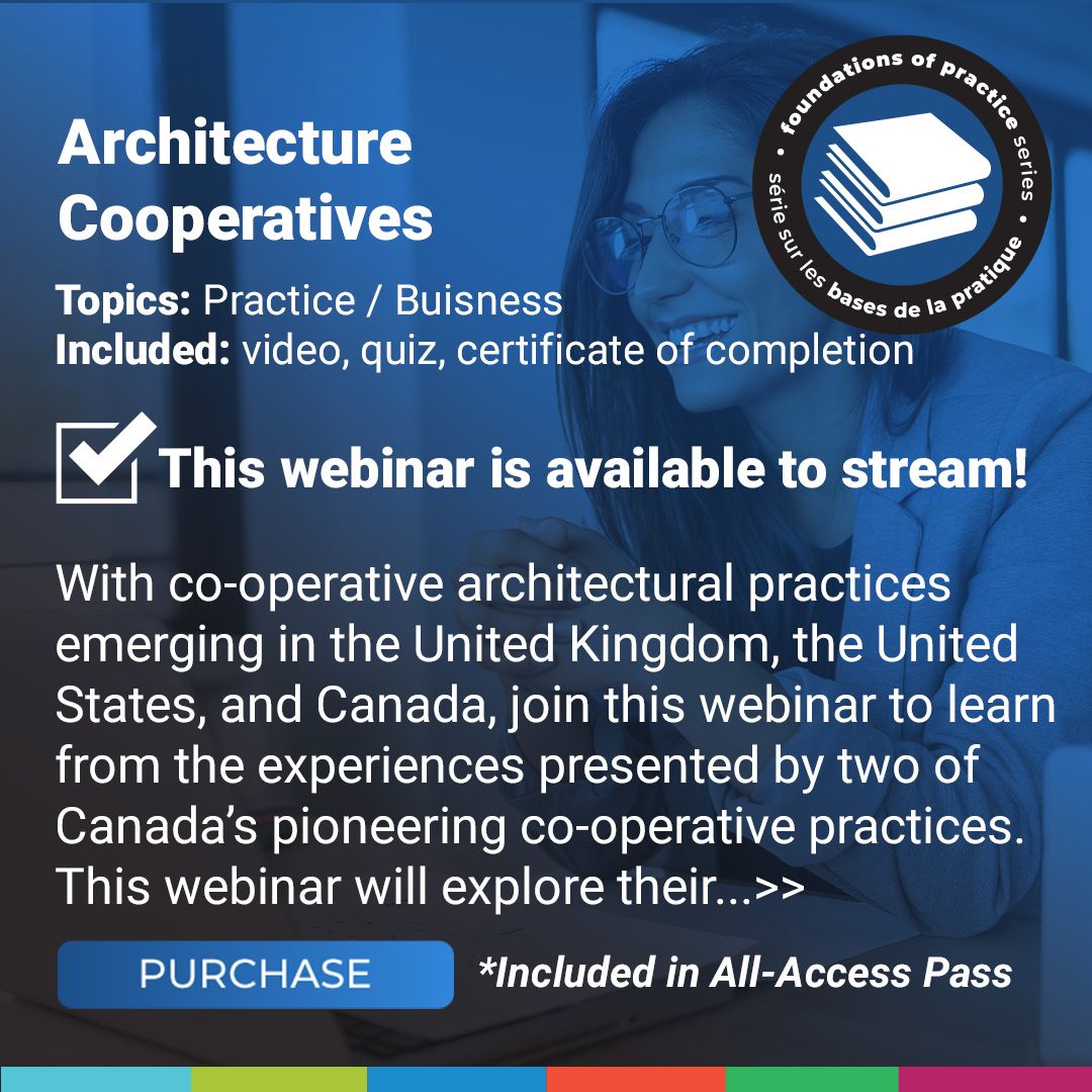 Architecture Cooperatives Course Poster