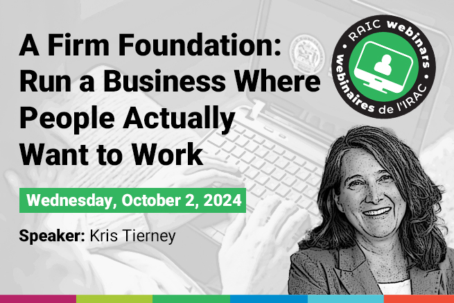 A Firm Foundation: Run a Business Where People Actually Want to Work Graphic