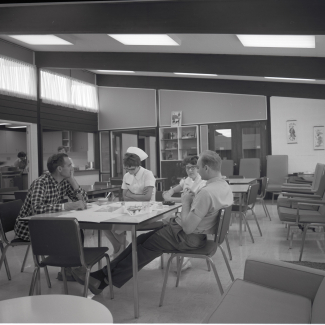 1964 Interior of treatment area