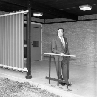 Kiyoshi Izumi at the official opening of the Yorkton Psychiatric Centre