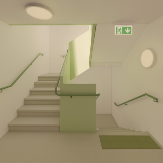 Stair view - level 2
