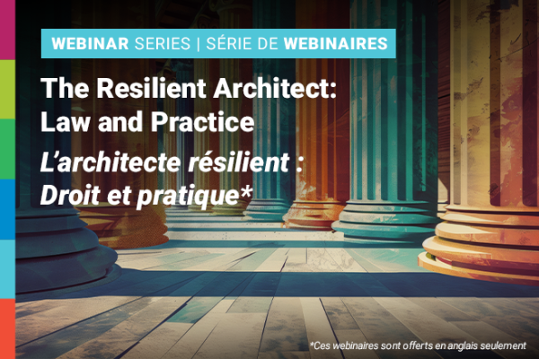 The Resilient Architect: Law and Practice