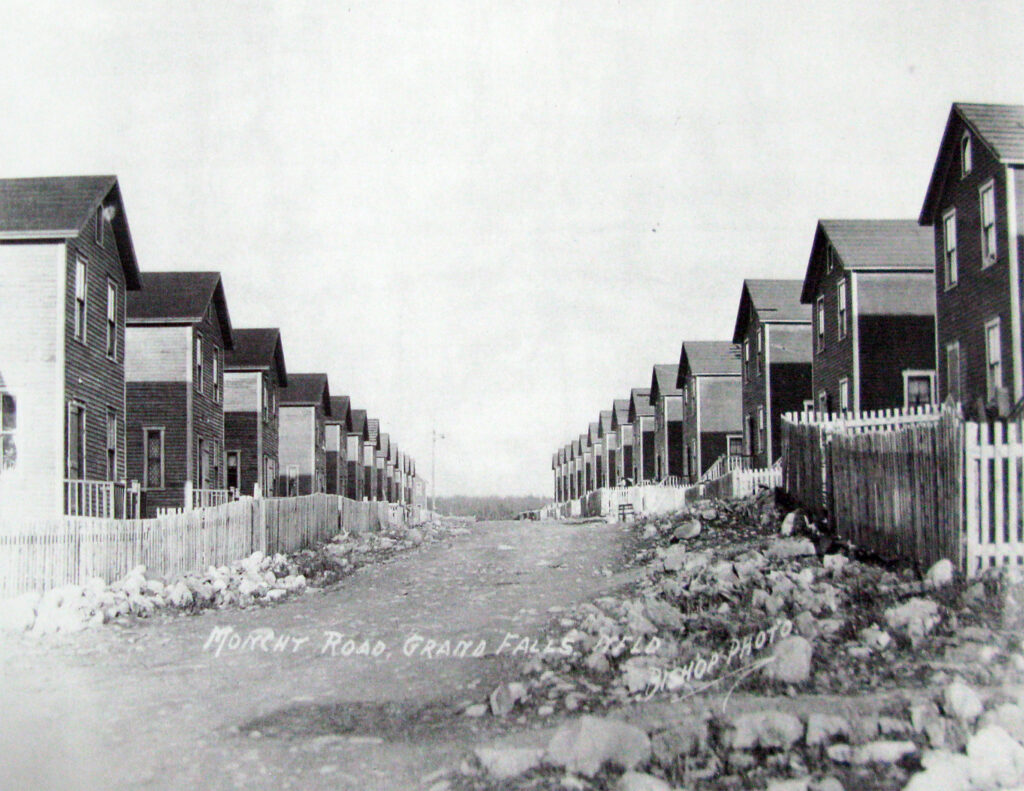 Original town site of Grand Falls (1906 – 1909) project